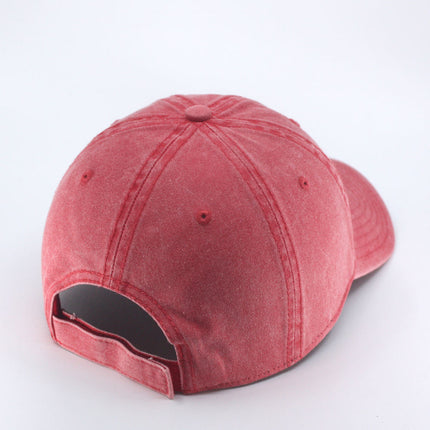 Plain Washed Cotton Twill Dad Hat Adjustable Baseball Cap