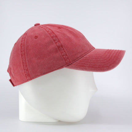 Plain Washed Cotton Twill Dad Hat Adjustable Baseball Cap