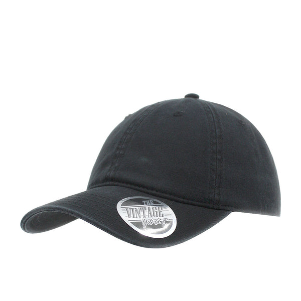 Cappellino Baseball Snapback Vintage Year In Twill Di Cotone Nero Con Fantasia Floreale Hawaiana