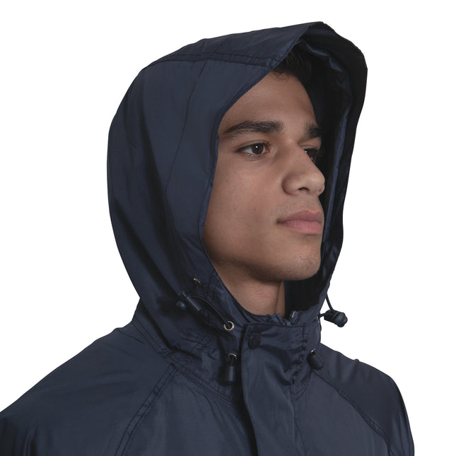 Rothco Packable Foldable Rain Coat Jacket Navy