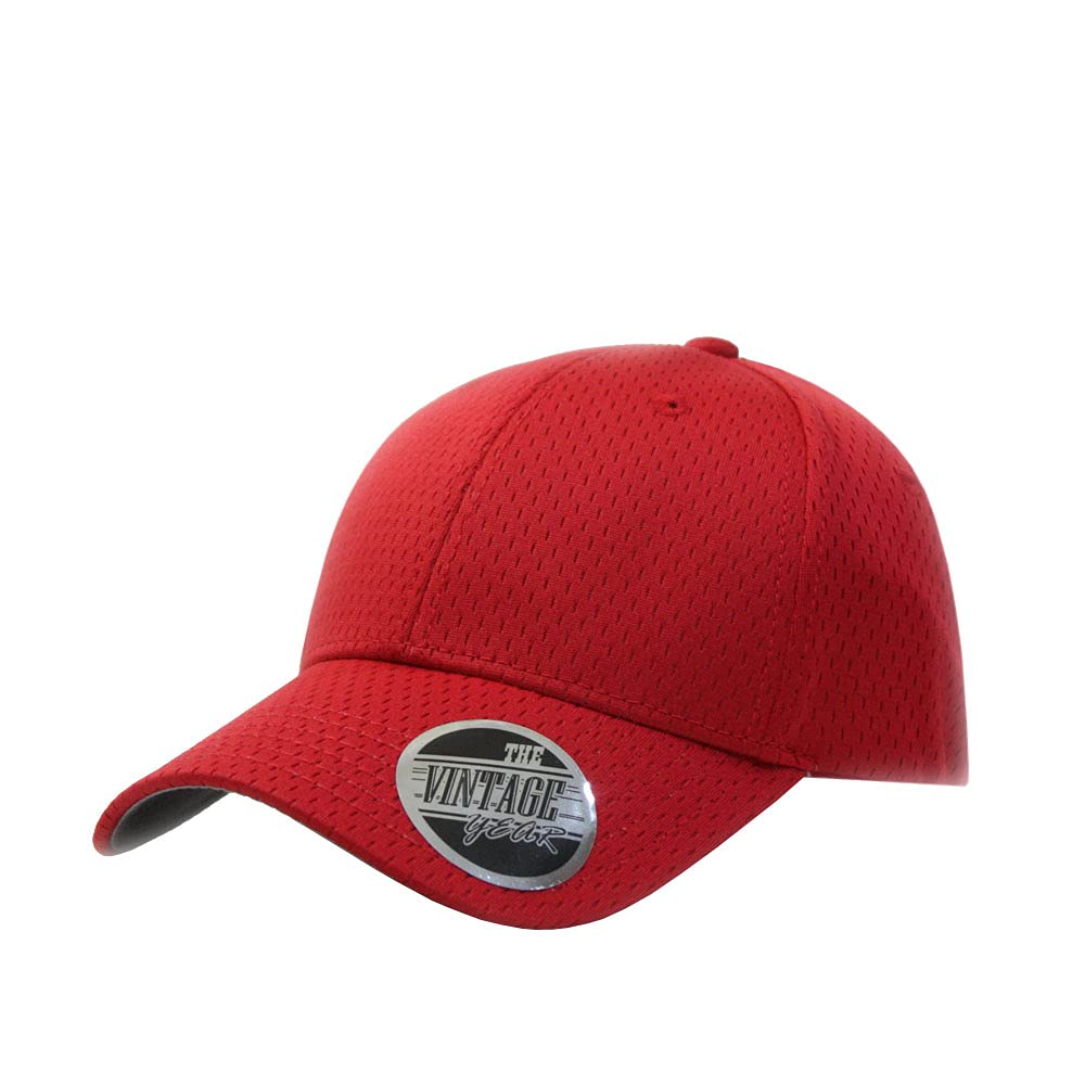 Solid Pro Cool Mesh Low Profile Adjustable Sport Baseball Cap - Ooh La La  Factory | Flex Caps