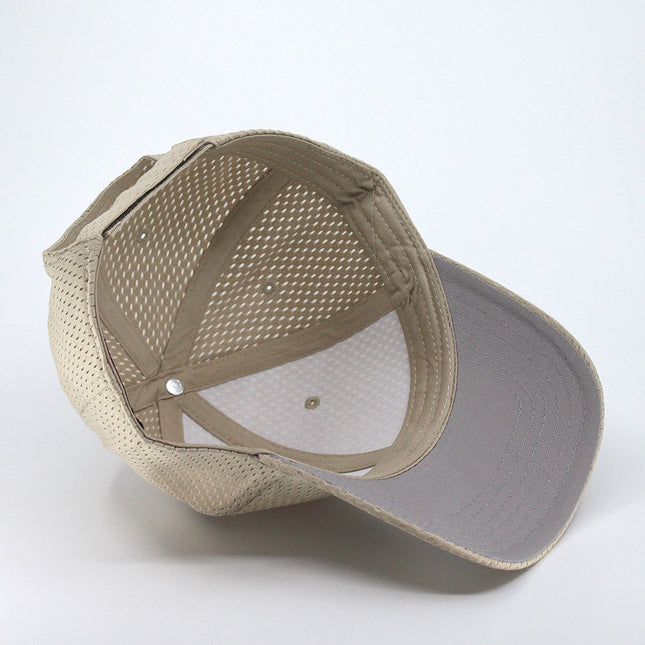 Solid Pro Cool Mesh Low Profile Adjustable Sport Baseball Cap