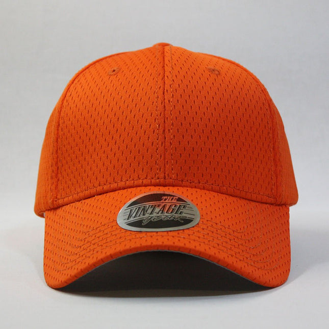 Solid Pro Cool Mesh Low Profile Adjustable Sport Baseball Cap