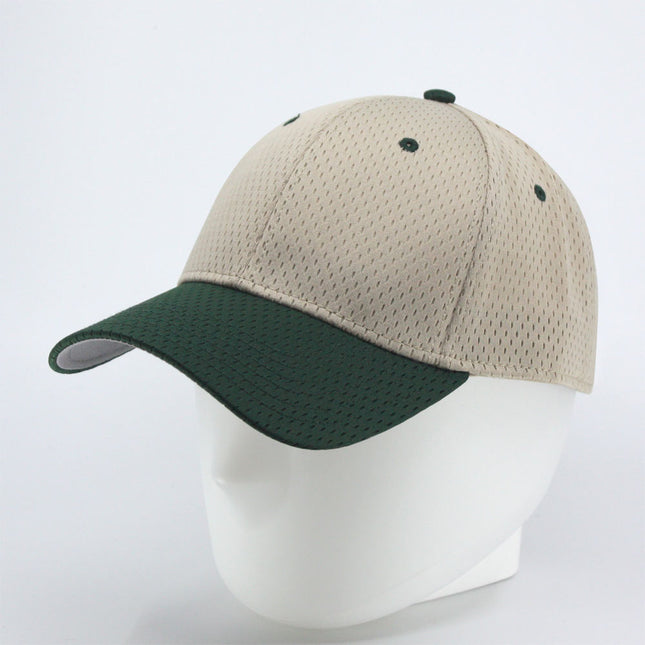 Two Tone Pro Cool Mesh Low Profile Adjustable Sport Baseball Cap