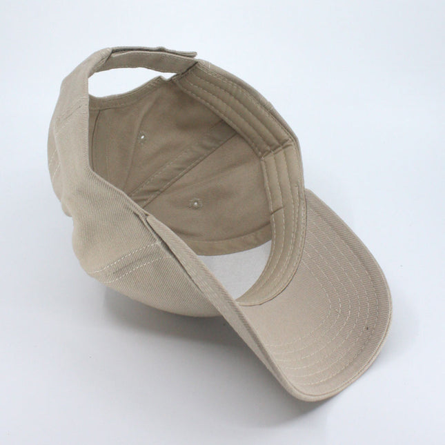 Classic Brushed Bull Denim Cotton Low Profile Adjustable Baseball Cap