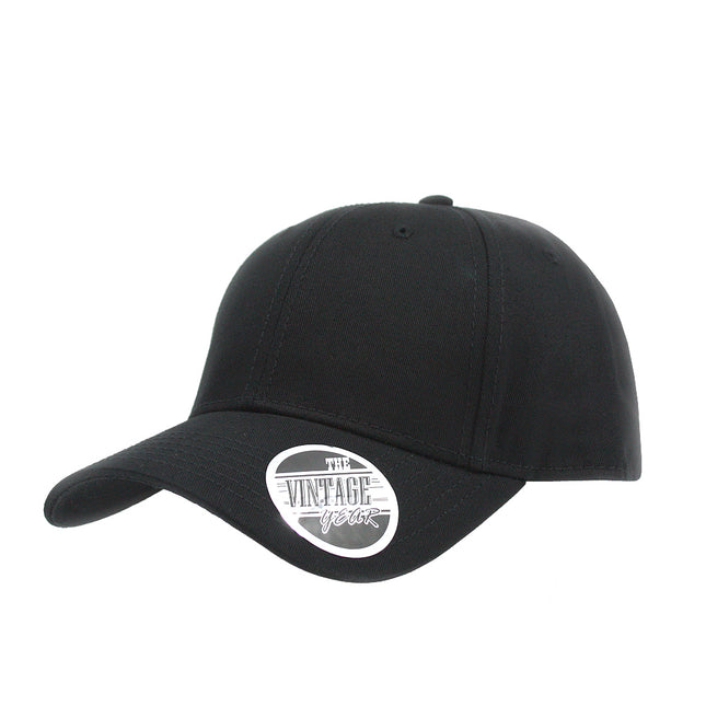 Structured Low Profile Baseball Cap - 100% Cotton Twill