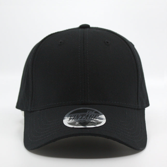 Structured Low Profile Baseball Cap - 100% Cotton Twill