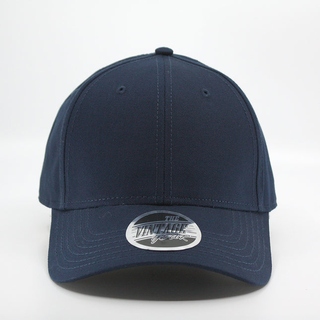Structured Low Profile Baseball Cap - 100% Cotton Twill