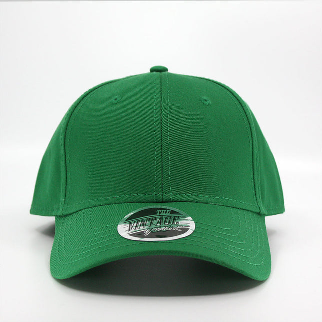 Structured Low Profile Baseball Cap - 100% Cotton Twill