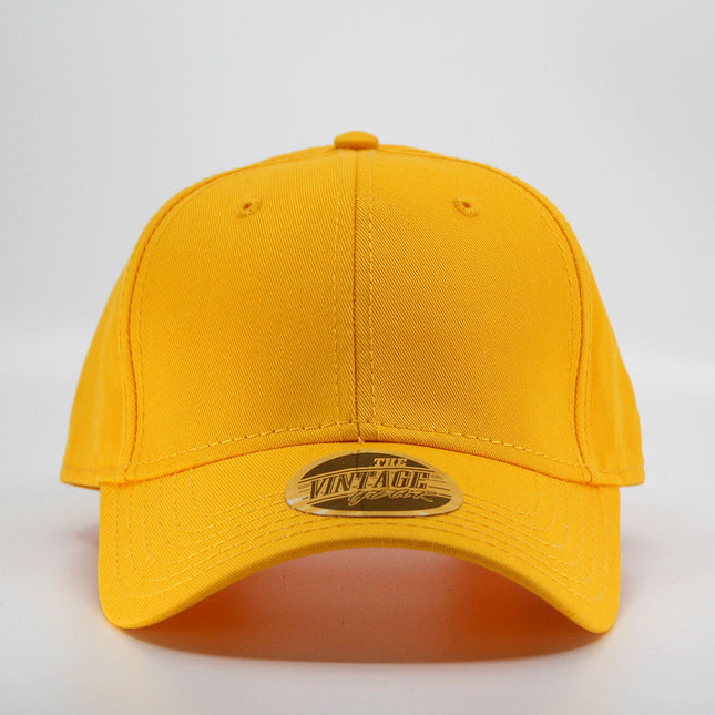 Structured Low Profile Baseball Cap - 100% Cotton Twill