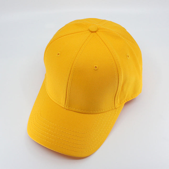Structured Low Profile Baseball Cap - 100% Cotton Twill