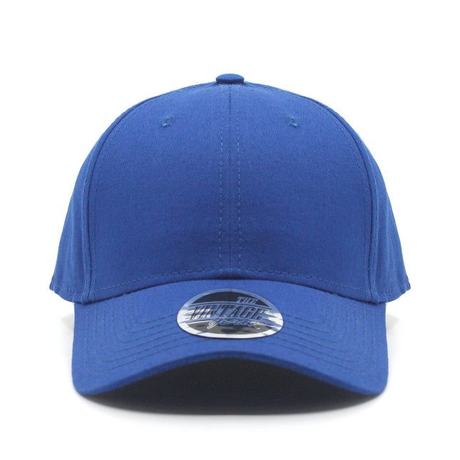 Structured Low Profile Baseball Cap - 100% Cotton Twill