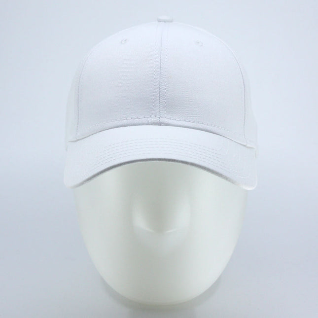 Structured Low Profile Baseball Cap - 100% Cotton Twill