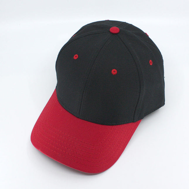 Two Tone Structured Low Profile Baseball Cap - 100% Cotton Twill