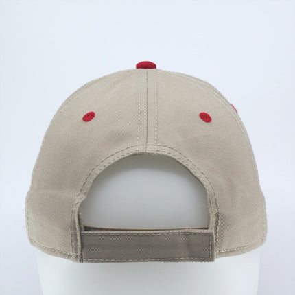 Two Tone Structured Low Profile Baseball Cap - 100% Cotton Twill