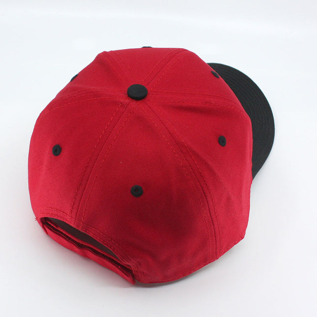 Two Tone Structured Low Profile Baseball Cap - 100% Cotton Twill