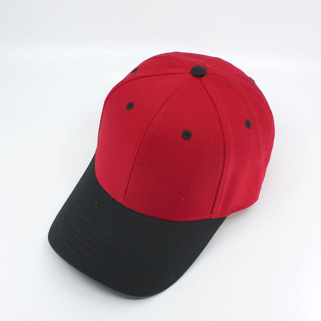 Two Tone Structured Low Profile Baseball Cap - 100% Cotton Twill