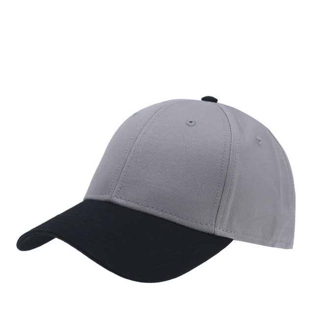 Two Tone Structured Low Profile Baseball Cap - 100% Cotton Twill