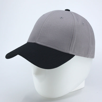 Two Tone Structured Low Profile Baseball Cap - 100% Cotton Twill