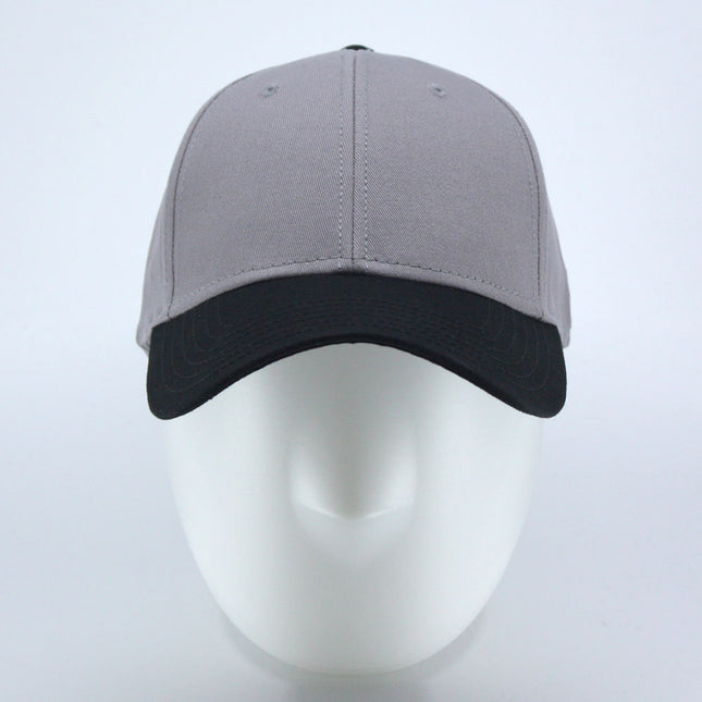 Two Tone Structured Low Profile Baseball Cap - 100% Cotton Twill