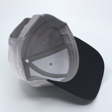 Two Tone Structured Low Profile Baseball Cap - 100% Cotton Twill