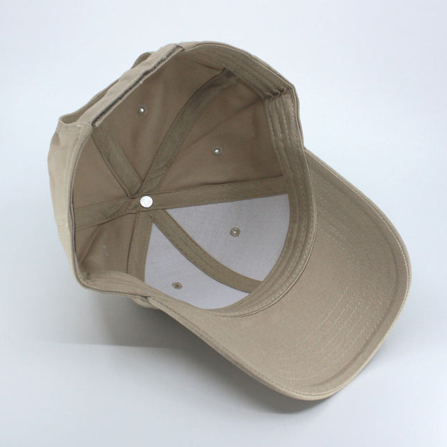 Structured Low Profile Baseball Cap - 100% Cotton Twill