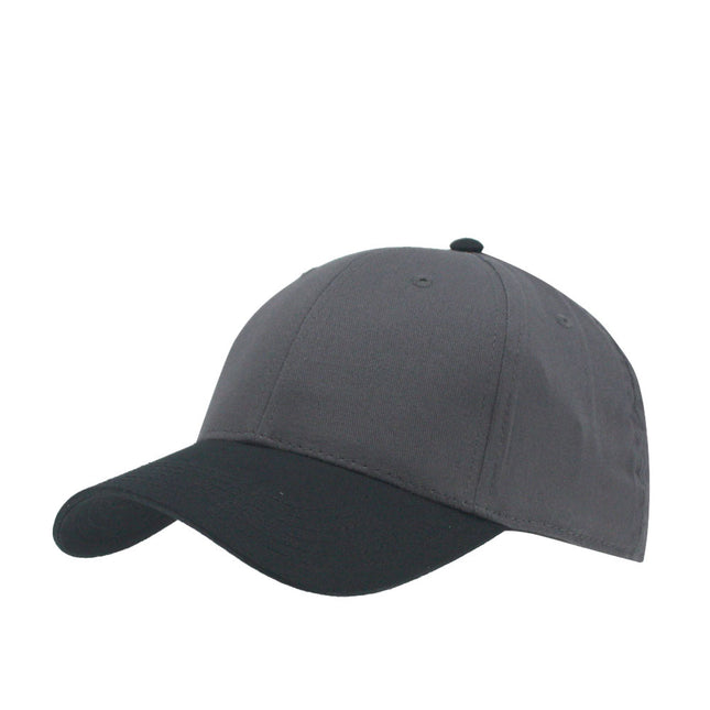 Two Tone Structured Low Profile Baseball Cap - 100% Cotton Twill