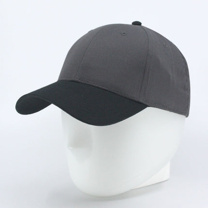 Two Tone Structured Low Profile Baseball Cap - 100% Cotton Twill