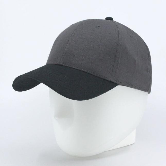 Two Tone Structured Low Profile Baseball Cap - 100% Cotton Twill