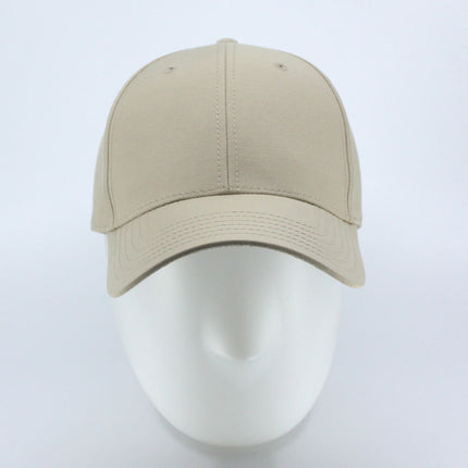 Canvas Cotton Structured Low Profile Baseball Cap