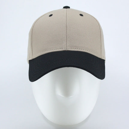 Two Tone Structured Low Profile Baseball Cap - 100% Cotton Twill