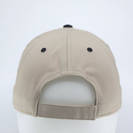 Two Tone Structured Low Profile Baseball Cap - 100% Cotton Twill