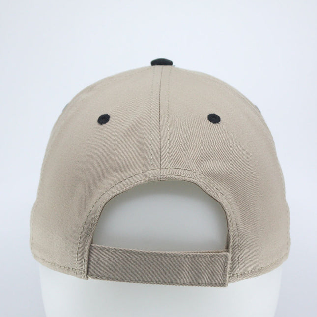 Two Tone Structured Low Profile Baseball Cap - 100% Cotton Twill