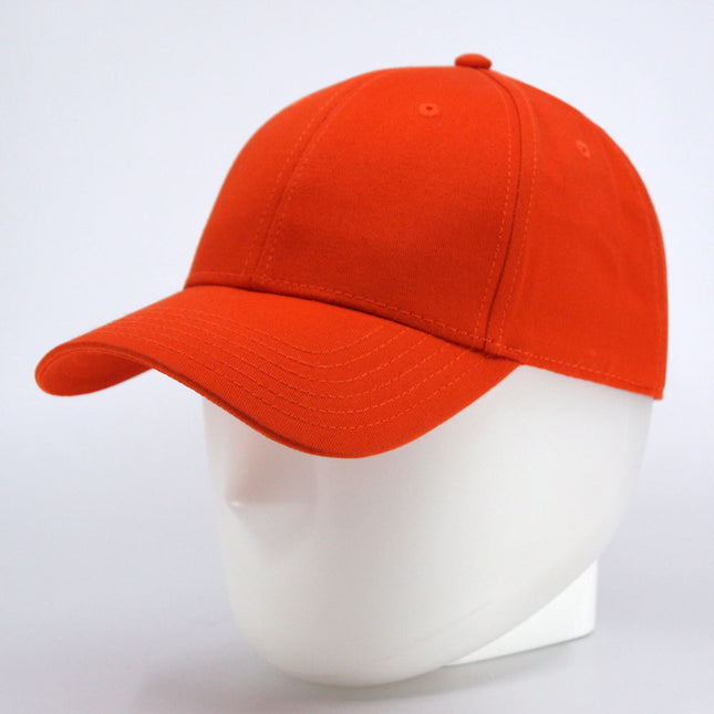 Structured Low Profile Baseball Cap - 100% Cotton Twill