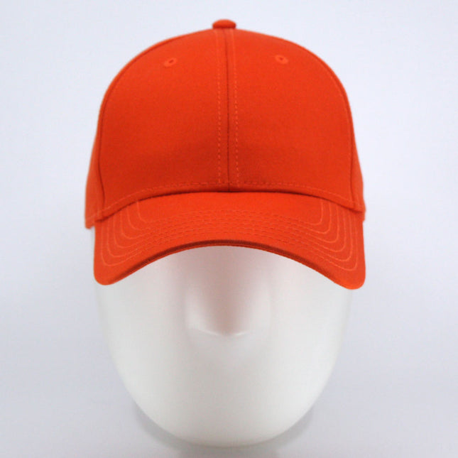 Structured Low Profile Baseball Cap - 100% Cotton Twill
