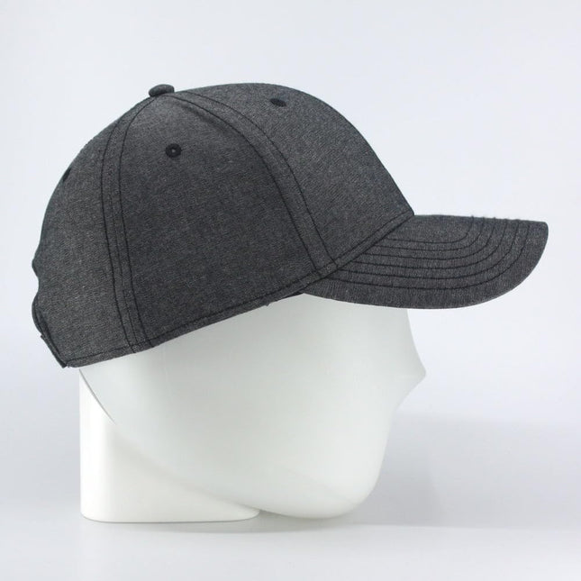 Chambray Cotton Structured Low Profile Baseball Cap