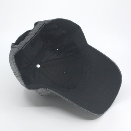 Chambray Cotton Structured Low Profile Baseball Cap
