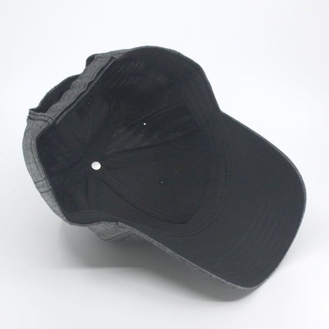 Chambray Cotton Structured Low Profile Baseball Cap