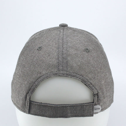 Chambray Cotton Structured Low Profile Baseball Cap