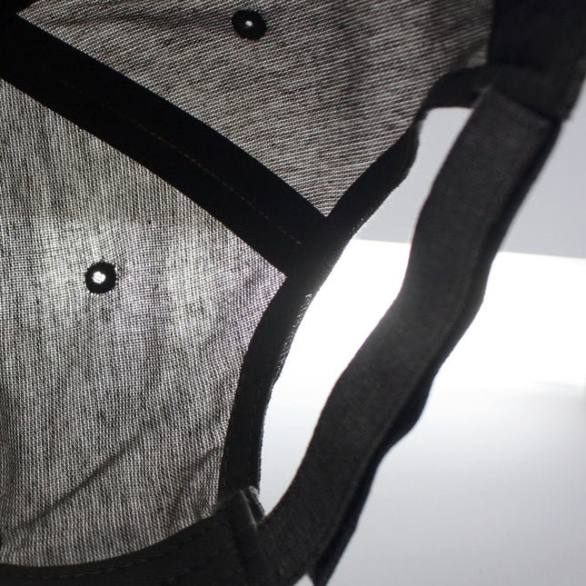 Chambray Cotton Structured Low Profile Baseball Cap
