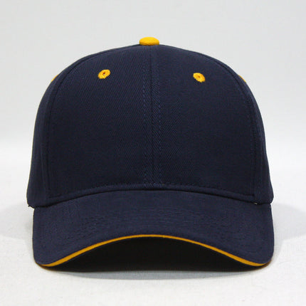 Brushed Bull Denim Sandwich Visor Low Profile Adjustable Baseball Caps