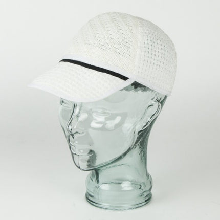 Laundry by Shelli Segal Straw Natural Weave Baseball Cap Sun Hat White