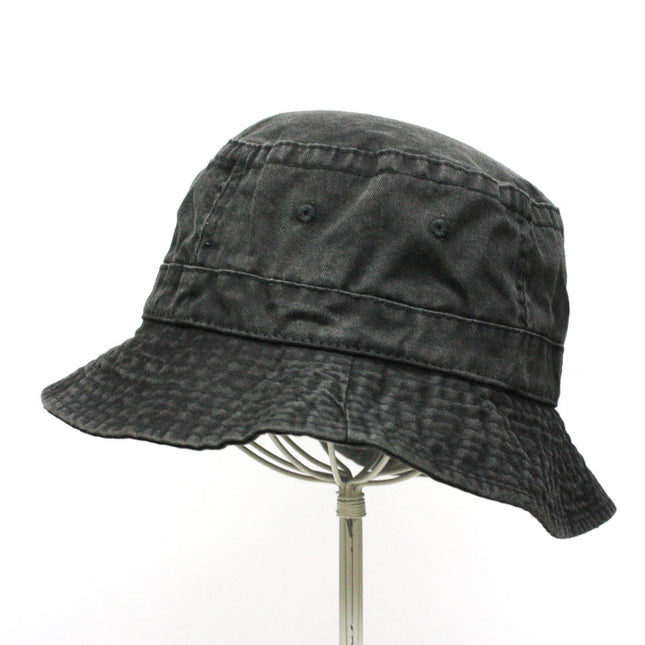 Washed Pigment Dyed Cotton Twill Bucket Hats