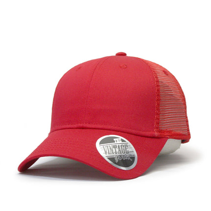 Classic Cotton Twill Low Profile Mesh Adjustable Snapback Baseball Cap