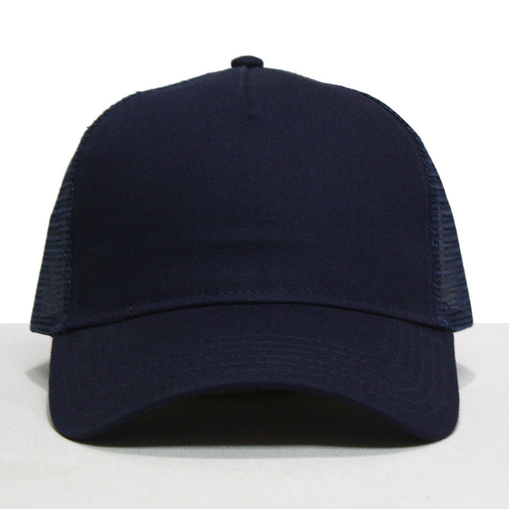 Plain Cotton Twill Mesh Adjustable Snapback Low Profile Baseball