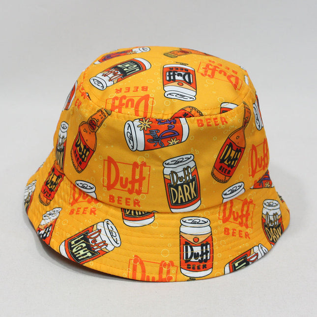Simpsons Duff Sublimated Bucket Hat