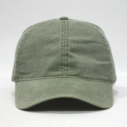 Ponytail Open Back Washed Cotton Adjustable Baseball Pickleball Sports Cap