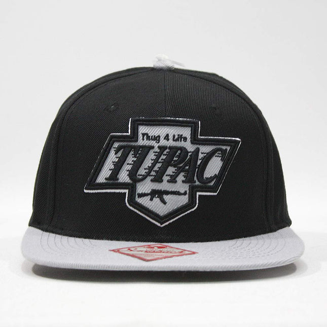 Tupac Kings Adjustable Snapback Baseball Cap Black