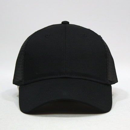 Classic Cotton Twill Low Profile Mesh Adjustable Snapback Baseball Cap