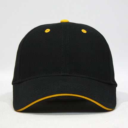 Brushed Bull Denim Sandwich Visor Low Profile Adjustable Baseball Caps